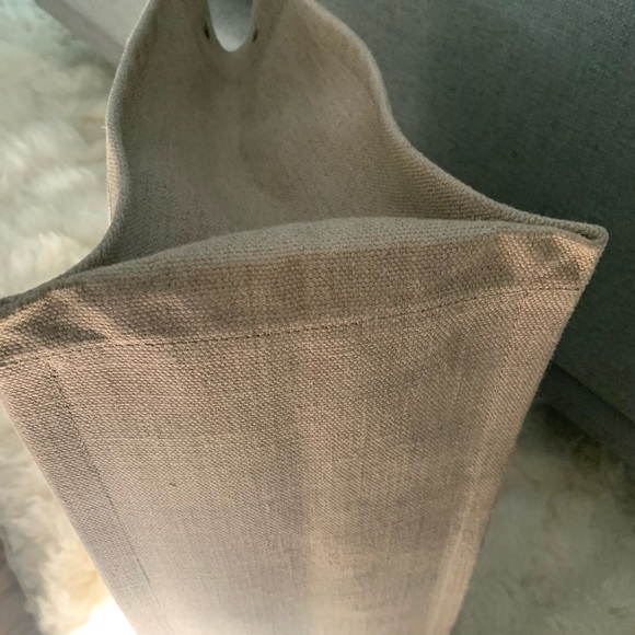 Rive Gauche large Tote Bag in printed canvas and leather - Picture 10 of 14